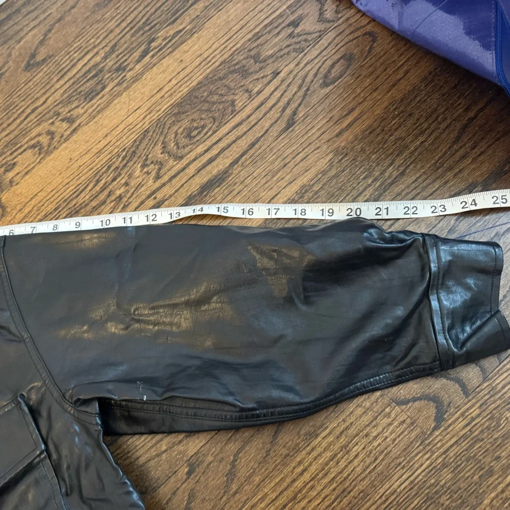 Pixie Marker OS Black Leather Jacket